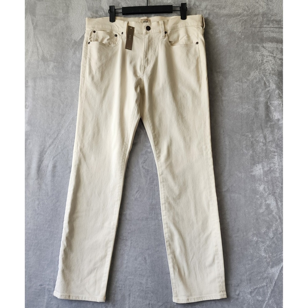 J.Crew Pants Mens Size 33X30 Bergen 484 Slim Fit Cape Cod Canvas Five Pocket NWT